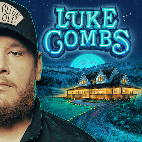 Luke Combs - Gettin' Old CD album cover. 