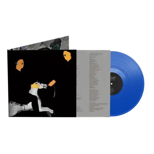 MGMT - Loss of Life album cover and blue vinyl.