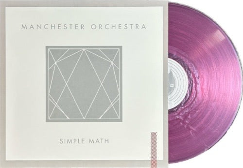 Manchester Orchestra - Simple Math album cover and pink vinyl.