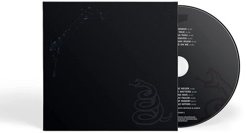 Metallica - Metallica (The Black Album) CD cover and CD.
