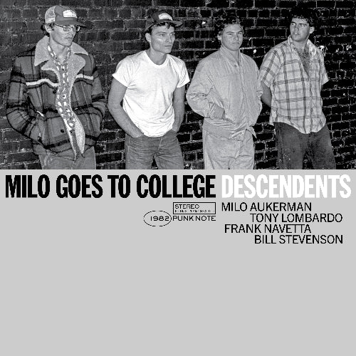 Descendents - Milo Goes to College punk note edition album cover.