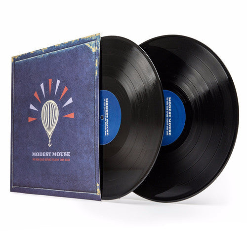 Modest Mouse - We Were Dead Before the Ship Even Sank album cover and 2 black vinyl.