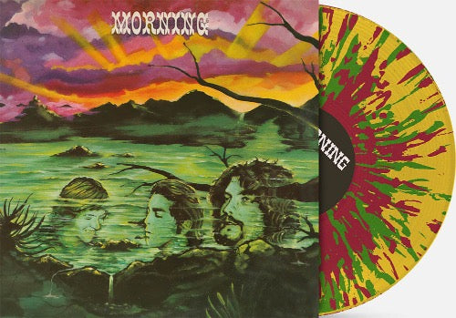 Morning - Morning album cover and Yellow w/ Red & Green Splatter Vinyl.