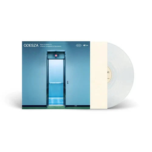 Odesza - Music To Refine To: A Remix Companion To Severance album cover and pearl vinyl.