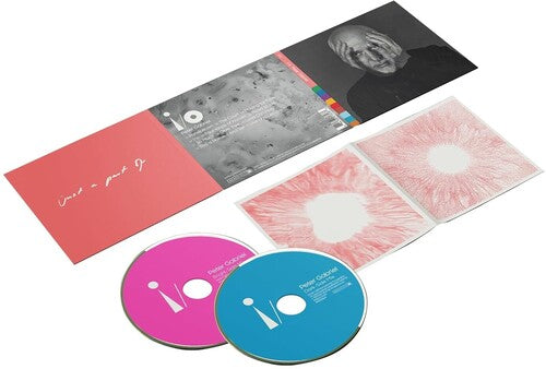 Peter Gabriel - i/o CD sleeve, inserts, and pink & blue 2CD.