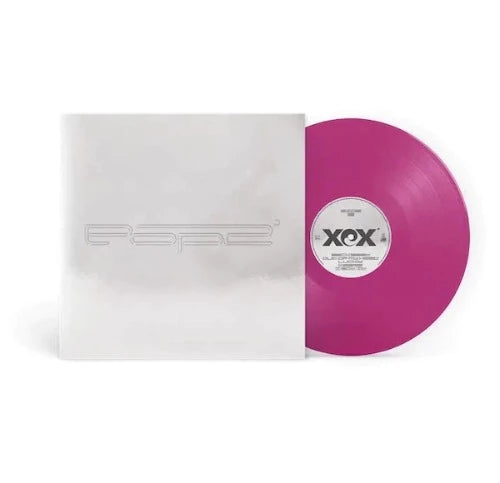 Charli XCX - Pop 2 album cover and purple vinyl.