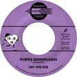 Say She She - Purple Snowflakes / This Wintertime 7" single.