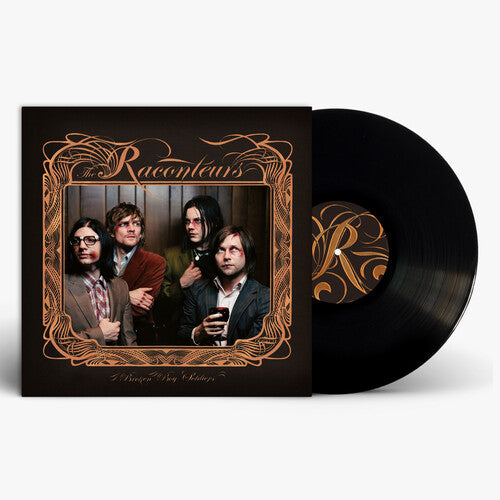 The Raconteurs - Broken Boy Soldiers album cover and black vinyl.