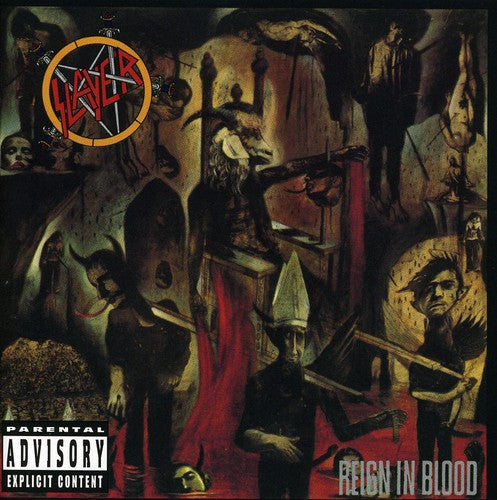 Slayer - Reign In Blood CD album cover.