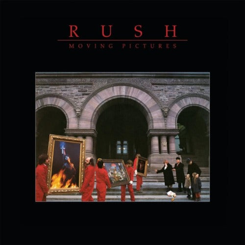 Rush - Moving Pictures album cover.
