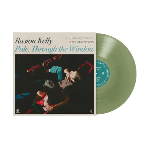Ruston Kelly - Pale, Through The Window album cover and green vinyl.