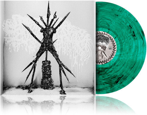 Sanguisugabogg - Hideous Aftermath album cover and green smokey vinyl