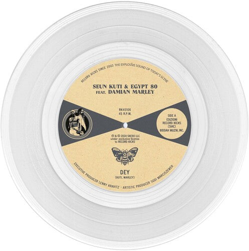 Seun Kuti & Egypt 80 - Dey / Dey clear 7".