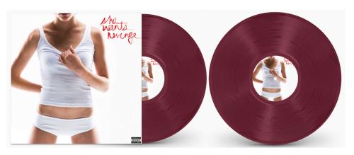 She Wants Revenge - She Wants Revenge album cover and 2LP fruit punch vinyl.
