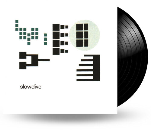 Slowdive - Pygmalion album cover and black vinyl.
