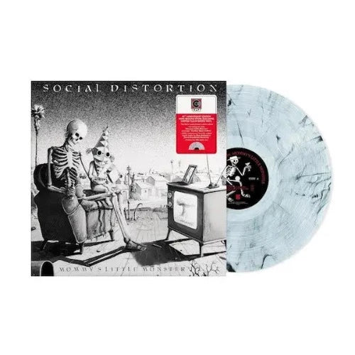 Social Distortion - Mommy’s Little Monster album cover and clear smoke vinyl.