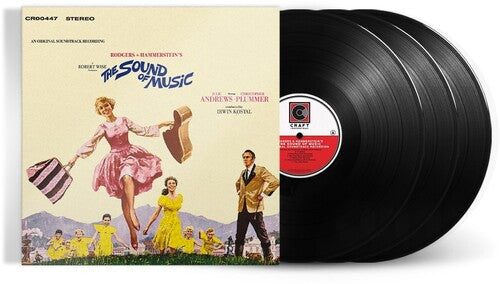 The Sound of Music (Original Soundtrack) album cover and 3LP black vinyl.