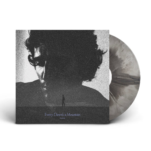Tamino - Every Dawn's a Mountain album cover and marble black and silver vinyl.