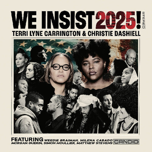 Terri Lyne Carrington and Christie Dashiell - We Insist 2025! album cover.