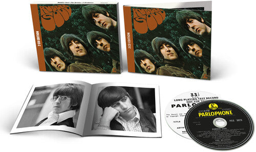 The Beatles - Rubber Soul album cover, insert, and 2CD