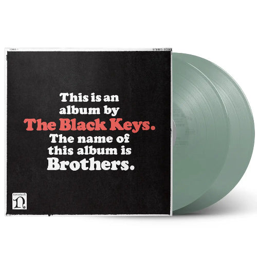 The Black Keys - Brothers album cover and 2LP coke bottle clear vinyl.