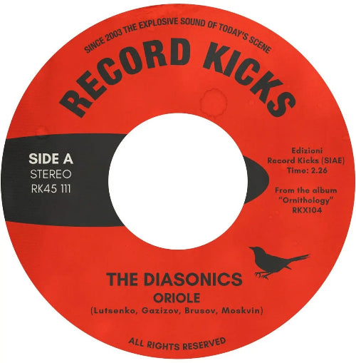 The Diasonics - Oriole 7" single.