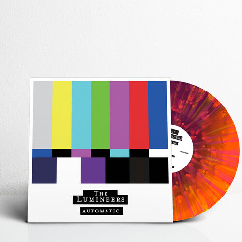 The Lumineers - Automatic album cover and orange and pink vinyl.