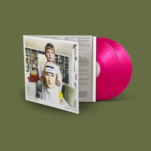 The National - Laugh Track album cover and 2LP pink vinyl.