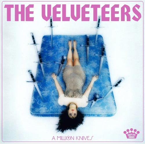 The Velveteers - A Million Knives album cover.
