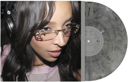 Tinashe - Popstar album cover and grey marble vinyl