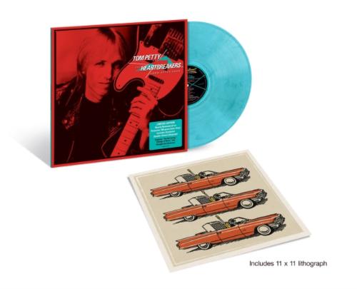 Tom Petty & the Heartbreakers - Long After Dark album cover and turquoise vinyl.
