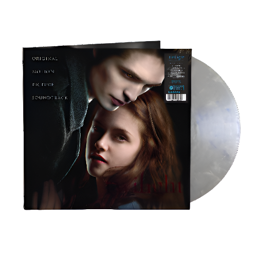Various Artists - Twilight OST album cover and silver vinyl.