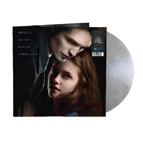 Various Artists - Twilight OST album cover and silver vinyl. 