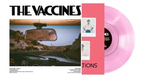 The Vaccines - Pick-up Full Of Pink Carnations album cover, inner sleeve, and pink vinyl.