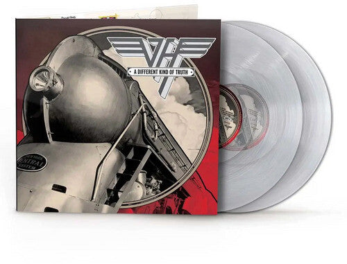 Van Halen - A Different Kind Of Truthalbum cover and 2LP clear vinyl.