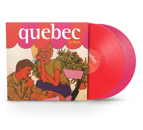 Ween - Quebec album cover and 2LP magenta and orange vinyl