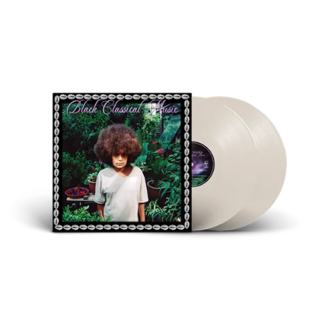 Yussef Dayes - Black Classical Music album cover and 2LP white vinyl.