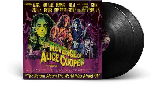 Alice cooper - The Revenge Of Alice Cooper album cover with a black vinyl record