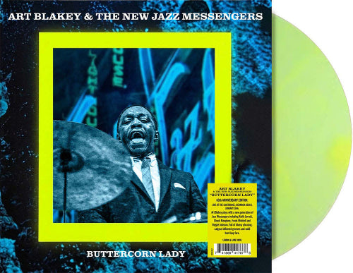 Art Blakey - Buttercorn Lady album cover and lemon & Lime vinyl.