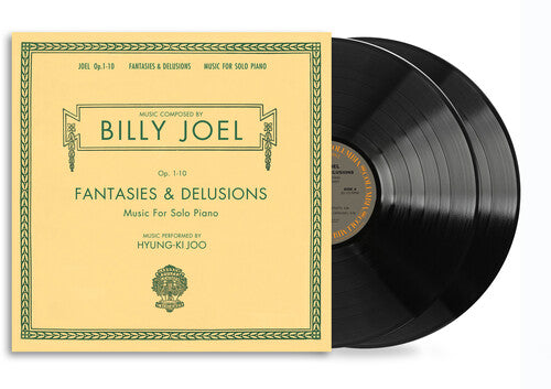 Billy Joel - Fantasies & Delusions album cover and 2LP vinyl.