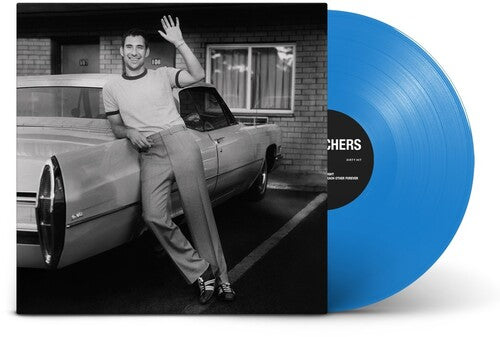 Bleachers - Bleachers album cover and blue vinyl.