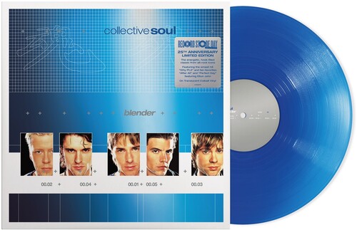 Collective Soul - Blender album cover and blue vinyl record