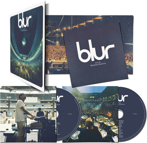 Blur - Live at Wembley Stadium album cover and CD's.
