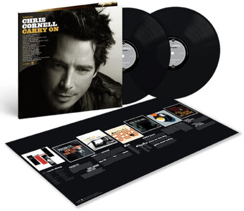Chris Cornell - Carry On album cover and 2LP vinyl with insert