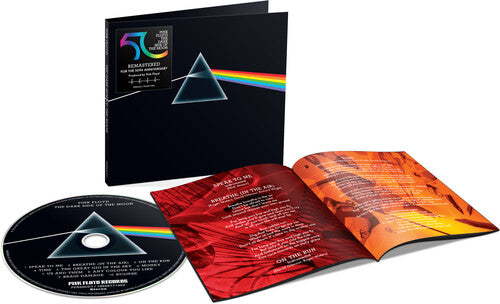 PinkFloyd - The Dark Side of the Moon (50th Anniversary) album cover and CD set with booklet