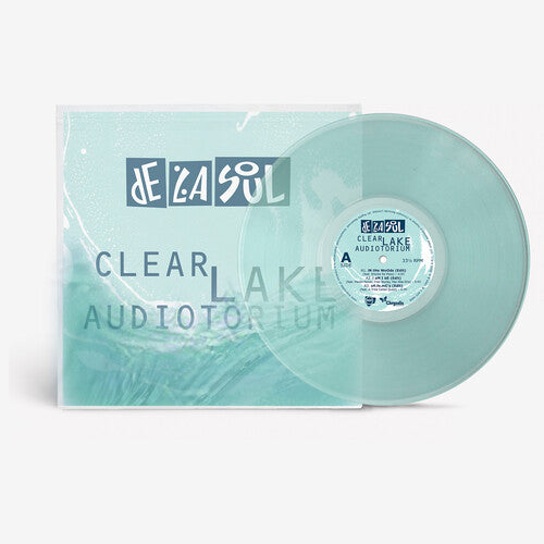 De La Soul - Clear Lake Audiotorium album cover and sea green vinyl.
