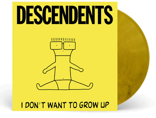 Descendents - I Don't Want To Grow Up album cover and banana peel vinyl.
