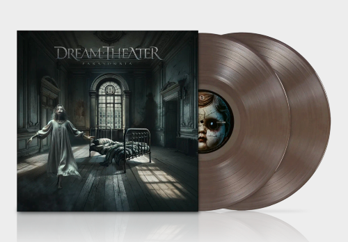 Dream Theater - Parasomnia album cover and 2LP black ice vinyl.