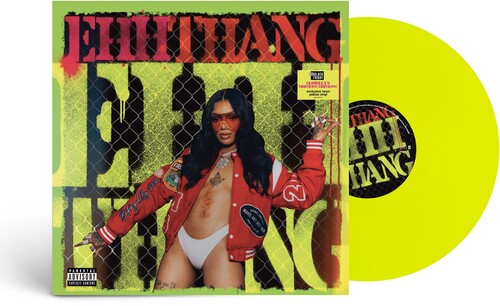 GloRilla - Ehhthang Ehhthang album cover with Neon Yellow Vinyl