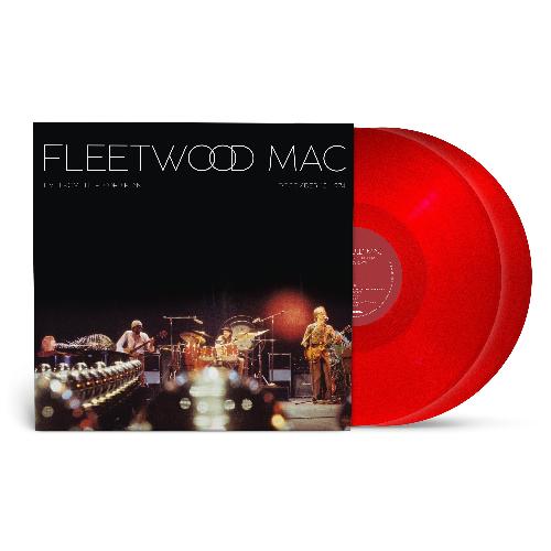 Fleetwood Mac - LIVE At The Record Plant (December 15, 1974) album cover and 2LP red vinyl.
